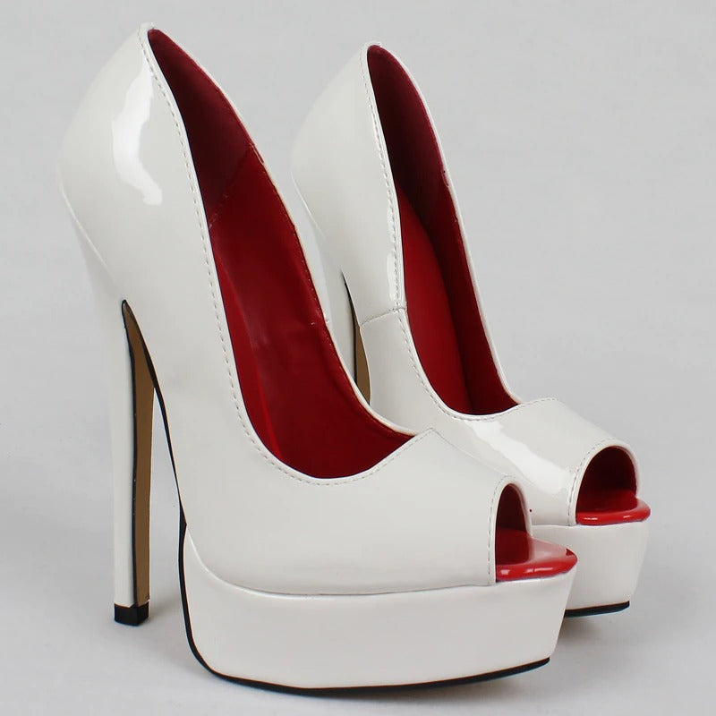 Pria Steen Peep Toe Pumps