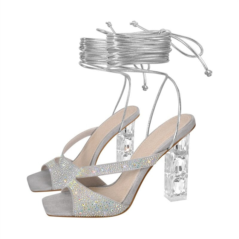 Clear Your Schedule: Summer Rhinestone Heels