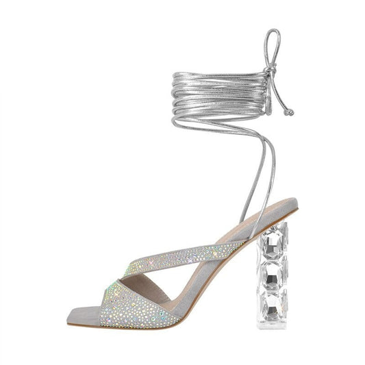 Clear Your Schedule: Summer Rhinestone Heels