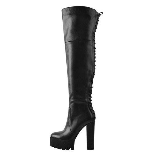 Faye Minine Platform Over The Knee Boots