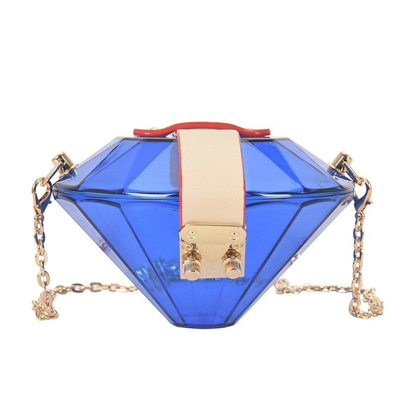 Sue Preem Diamond Shape Shoulder Bag