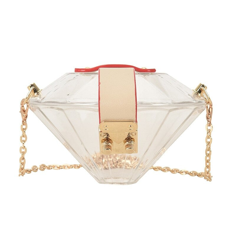 Sue Preem Diamond Shape Shoulder Bag