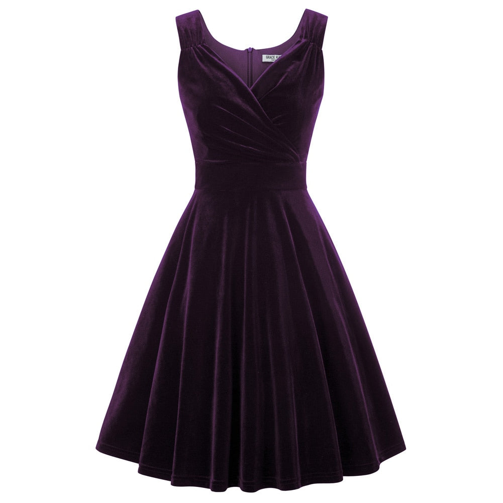 Miss Sublime Velvet Dress