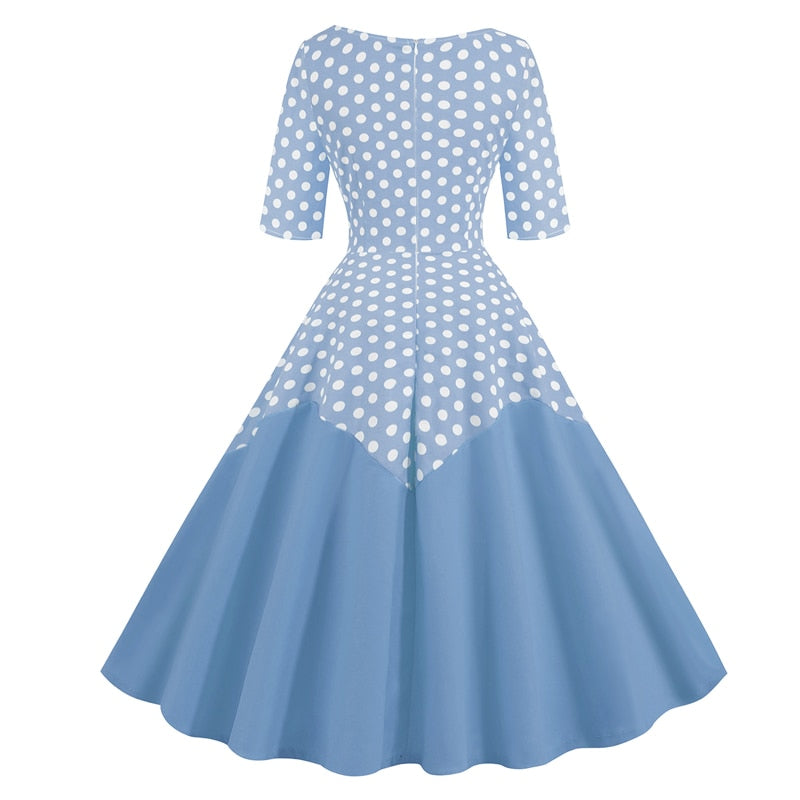 Poppy Cox Polka Dot Vintage Dress