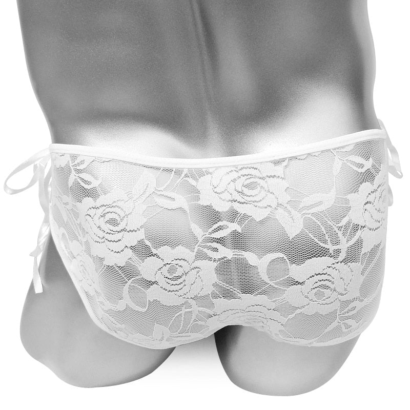 Floral Lace Pouch Panties