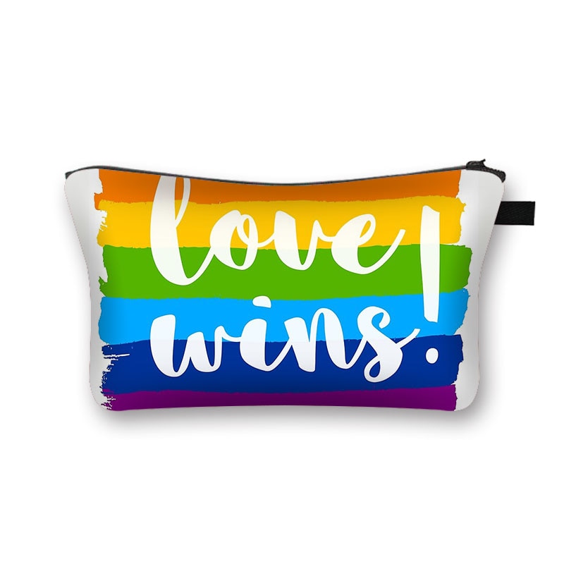 LGBT Gay Pride Rainbow Cosmetic Bags