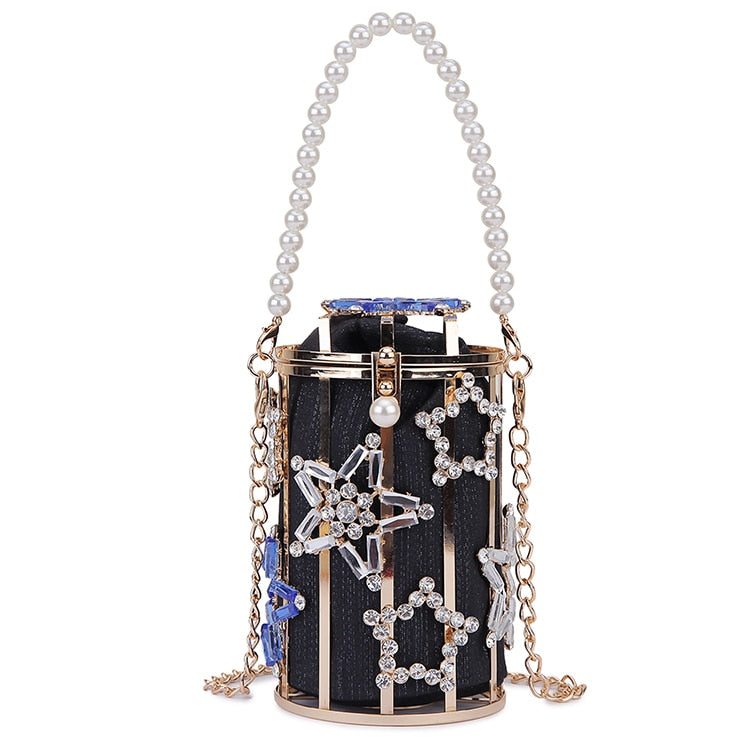 Star Diamond Basket Bag