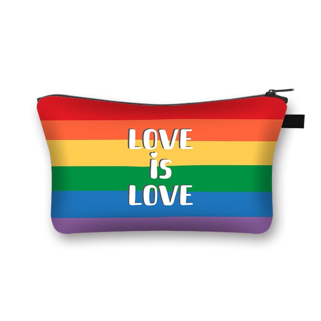 LGBT Gay Pride Rainbow Cosmetic Bags