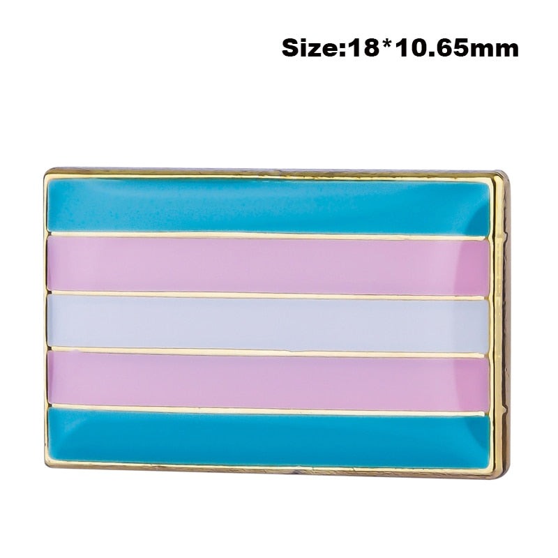 Transgender Flag Gay Pride Pins