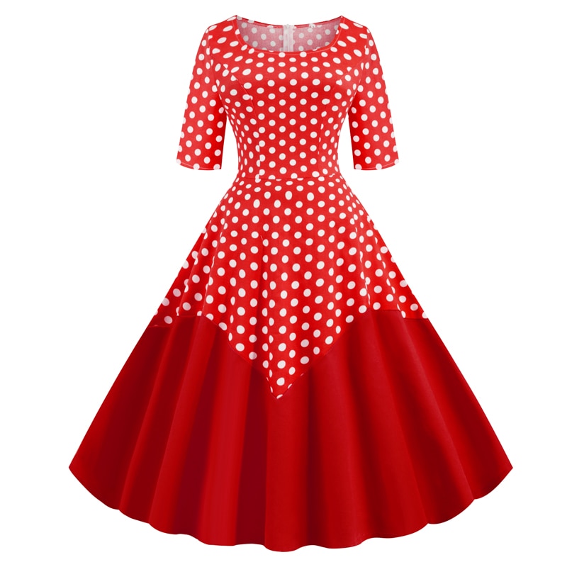 Poppy Cox Polka Dot Vintage Dress