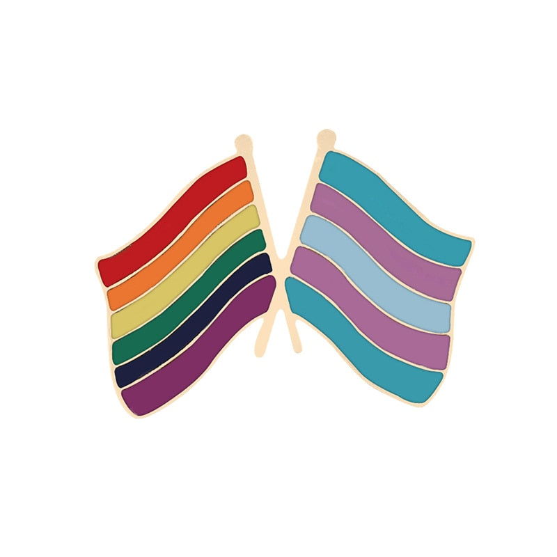 LGBT Gay Pride Rainbow Enamel Pin