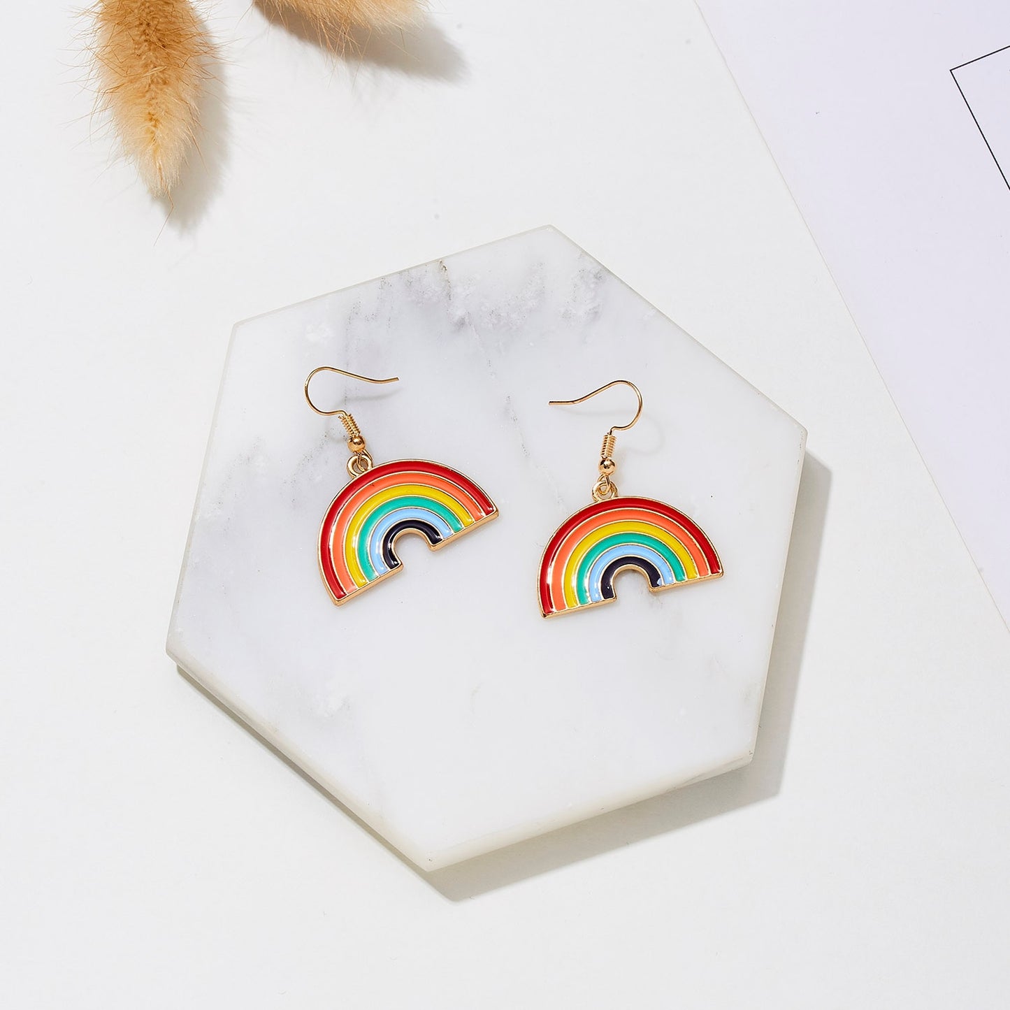 LGBT Gay Pride Rainbow Flag Earrings