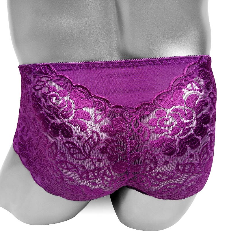 Floral Lace Sissy Pouch Panties