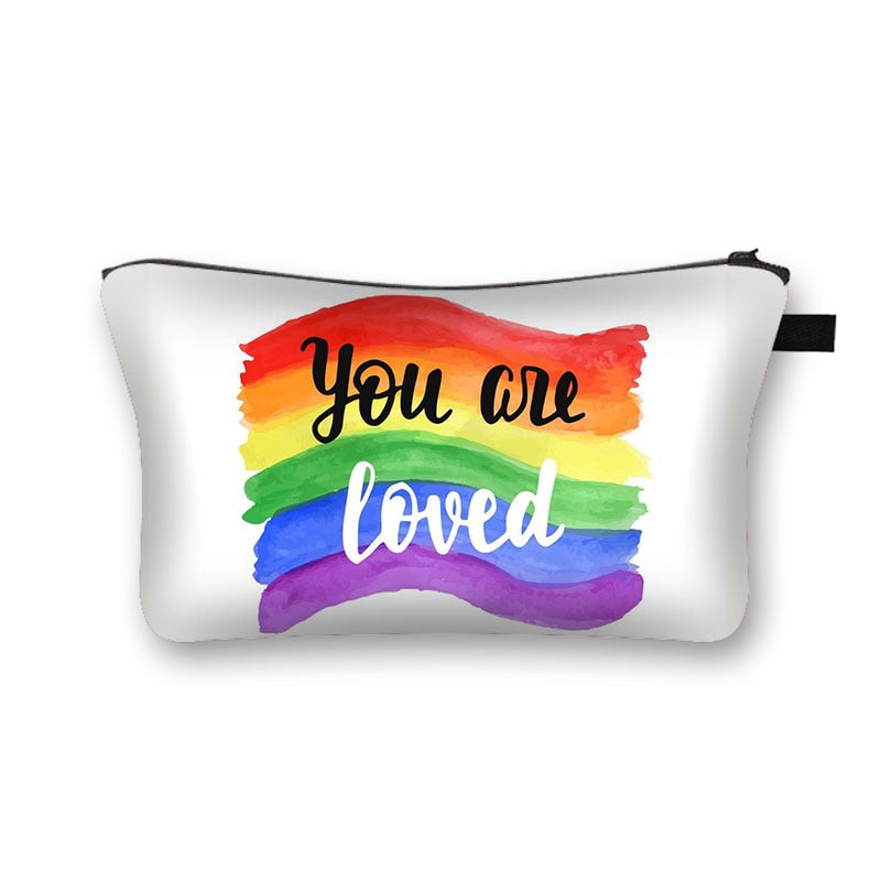 LGBT Gay Pride Rainbow Cosmetic Bags