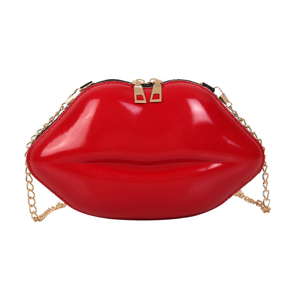 Sue Preem Lip Shape Clutch