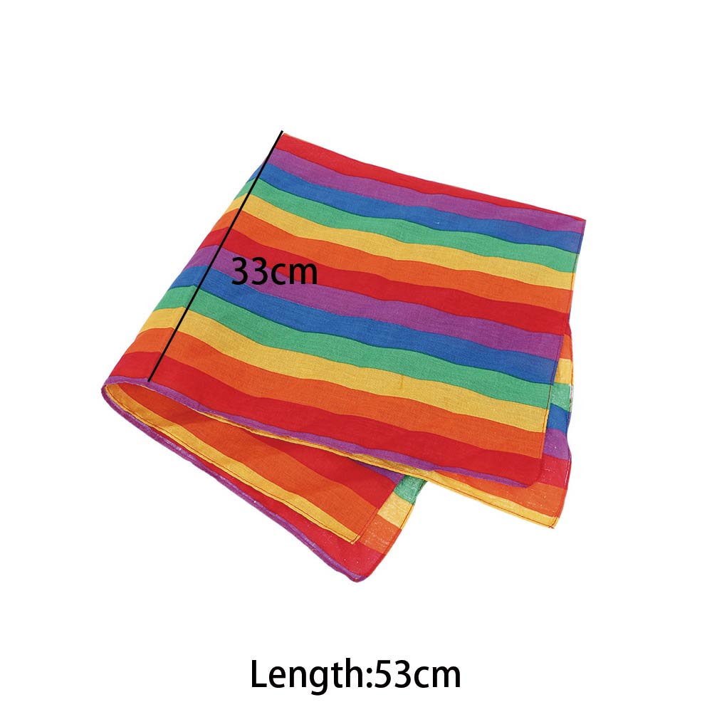 Gay Pride Rainbow Color Bandana