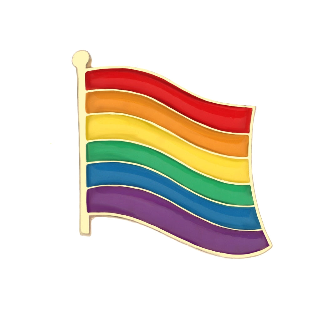 LGBT Gay Pride Rainbow Enamel Pin