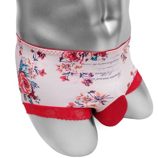 Tess Tickles Floral Pouch Panties