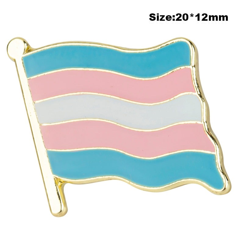 Transgender Flag Gay Pride Pins