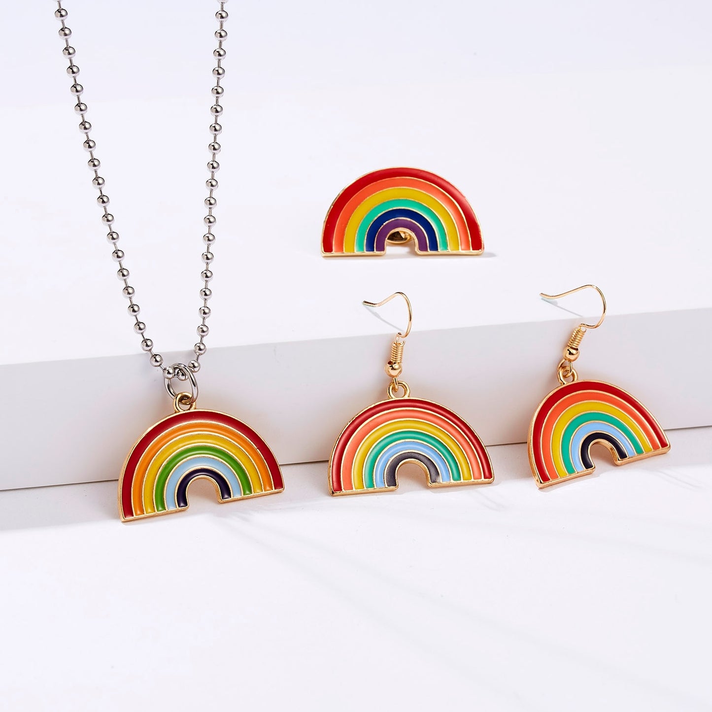 LGBT Gay Pride Rainbow Flag Earrings