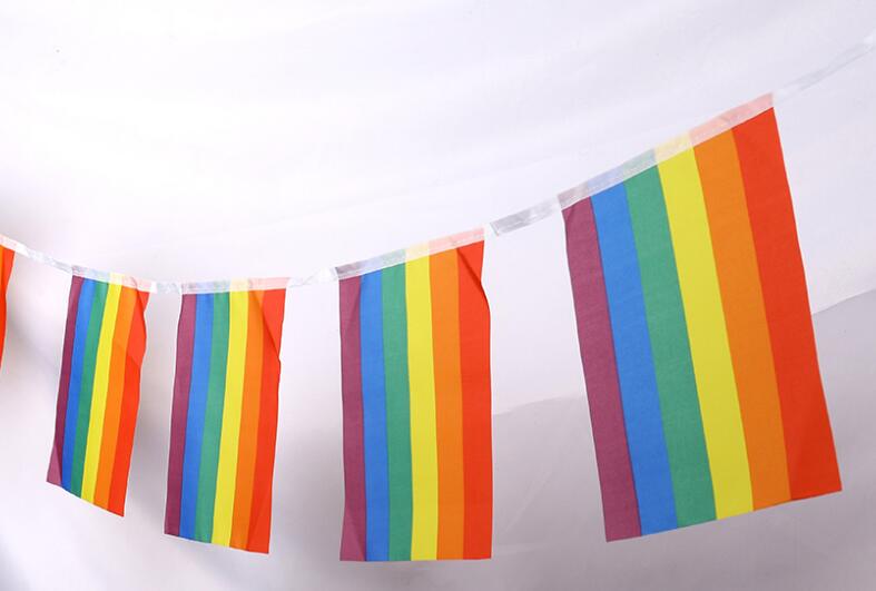 LGBT Gay Pride Rainbow String Flags