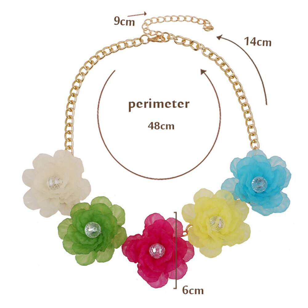 Queen Natasha Flower Necklace