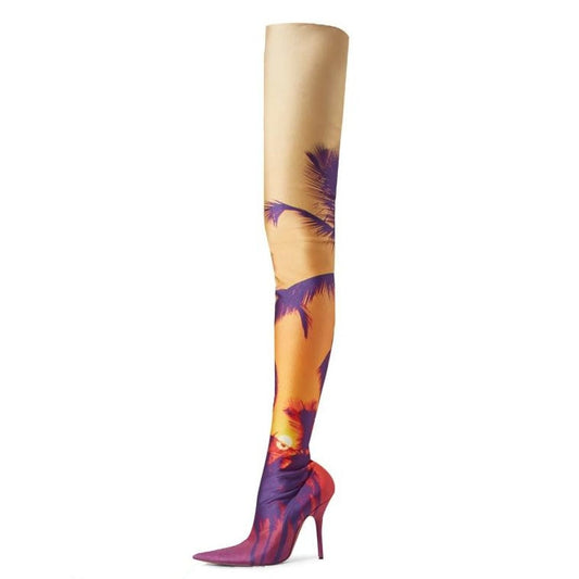 Super Queen Over The Knee Stretch Boots