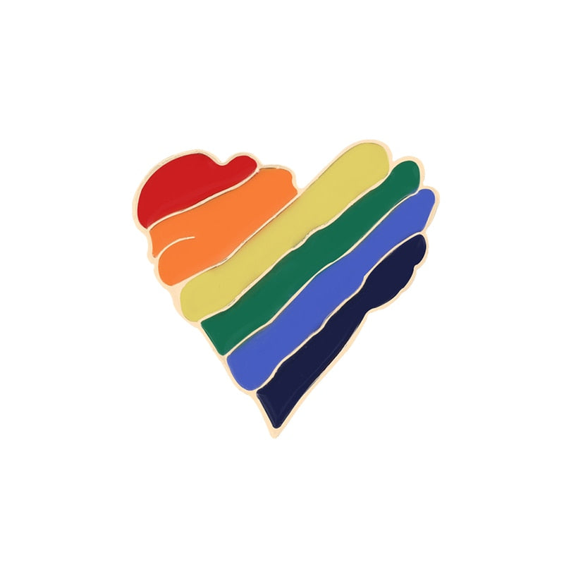 LGBT Gay Pride Rainbow Enamel Pin