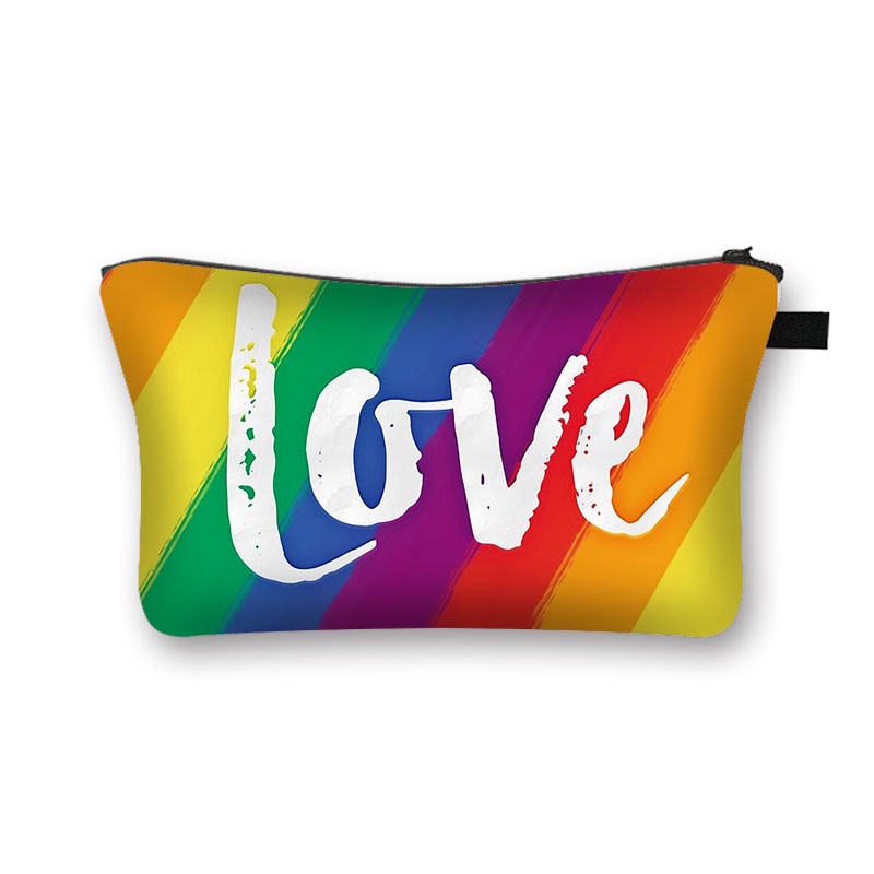 LGBT Gay Pride Rainbow Cosmetic Bags