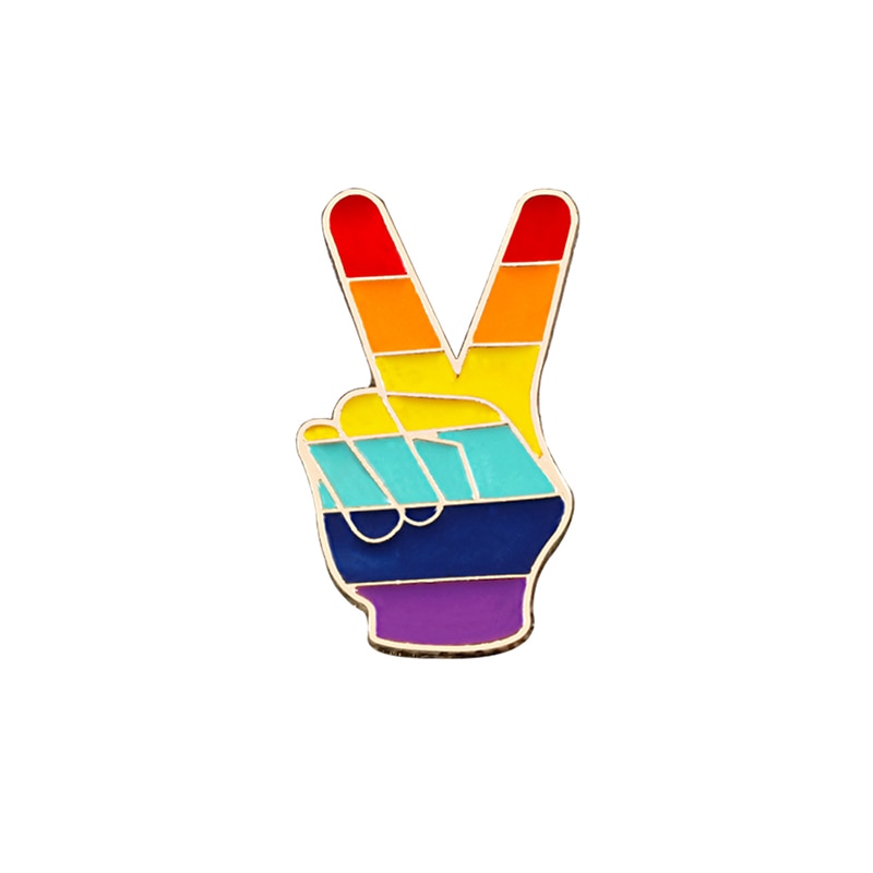 LGBT Gay Pride Rainbow Enamel Pin