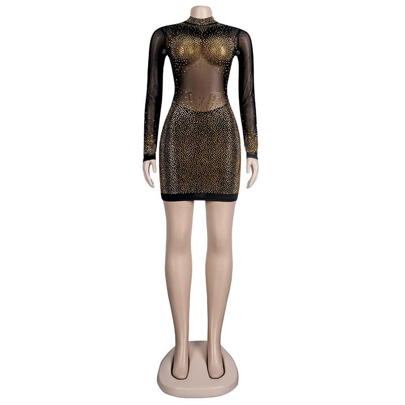 Mystique Summers Crystal Mini Dress – The Drag Queen Store