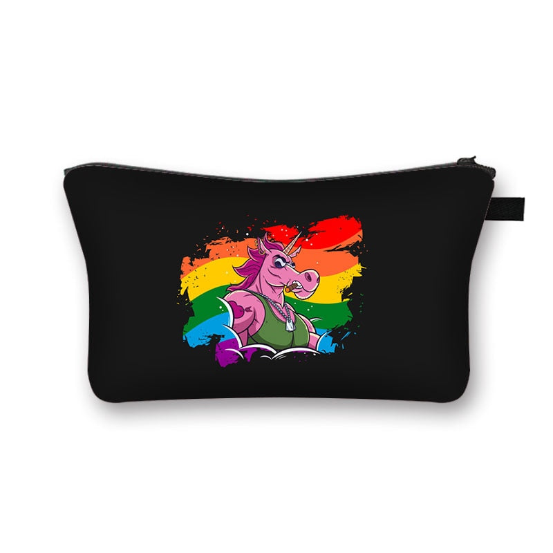 LGBT Gay Pride Rainbow Cosmetic Bags