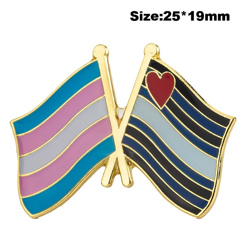 Transgender Flag Gay Pride Pins