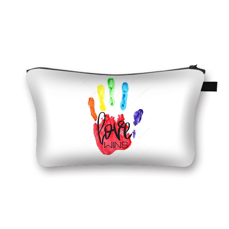 LGBT Gay Pride Rainbow Cosmetic Bags