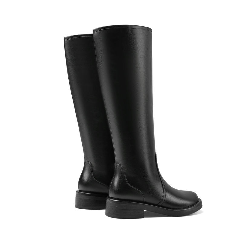 Ella Menterry Block Heel Knee High Boots