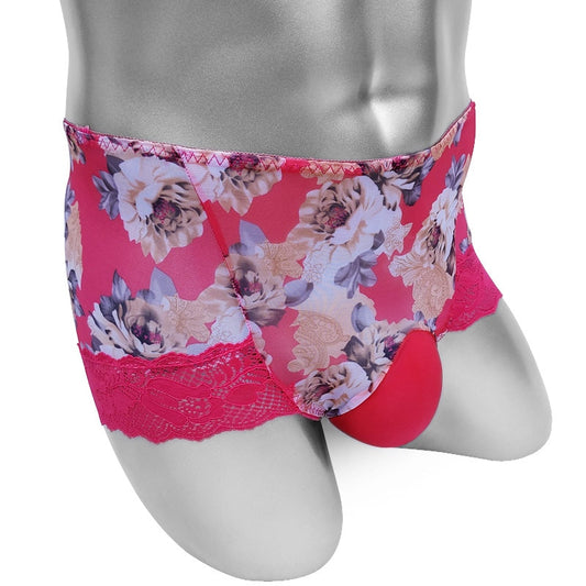 Roma Ence Floral Mesh Briefs