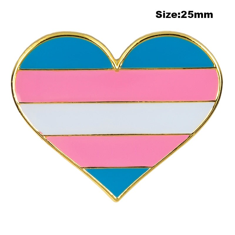 Transgender Flag Gay Pride Pins