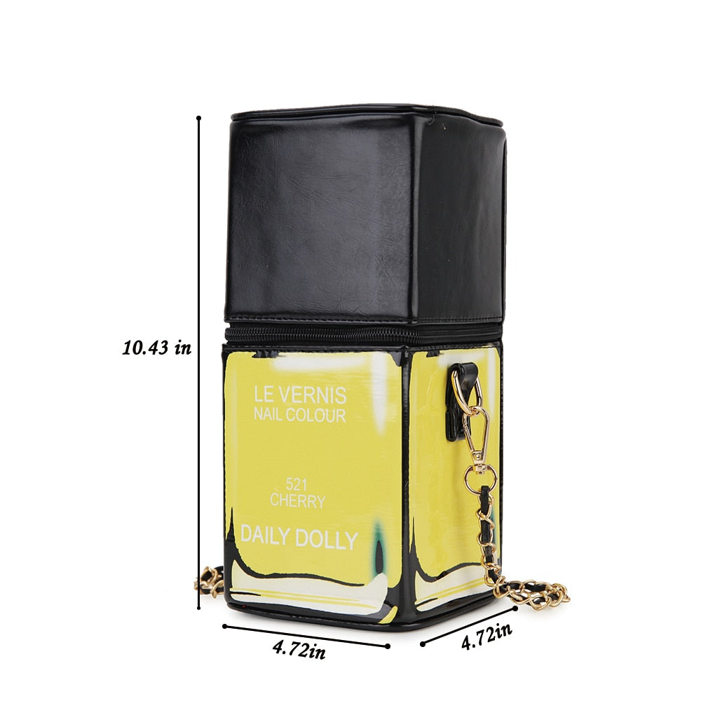 Hella Billy Nail Polish Bottle Handbag