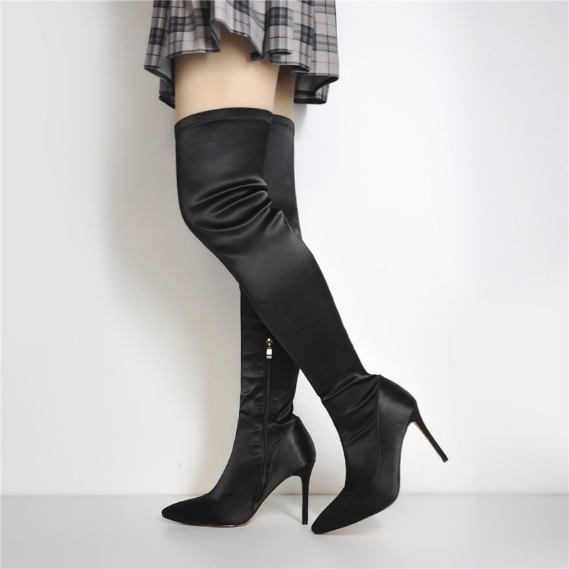 Remi Nissent Over The Knee Winter Stretch Boots