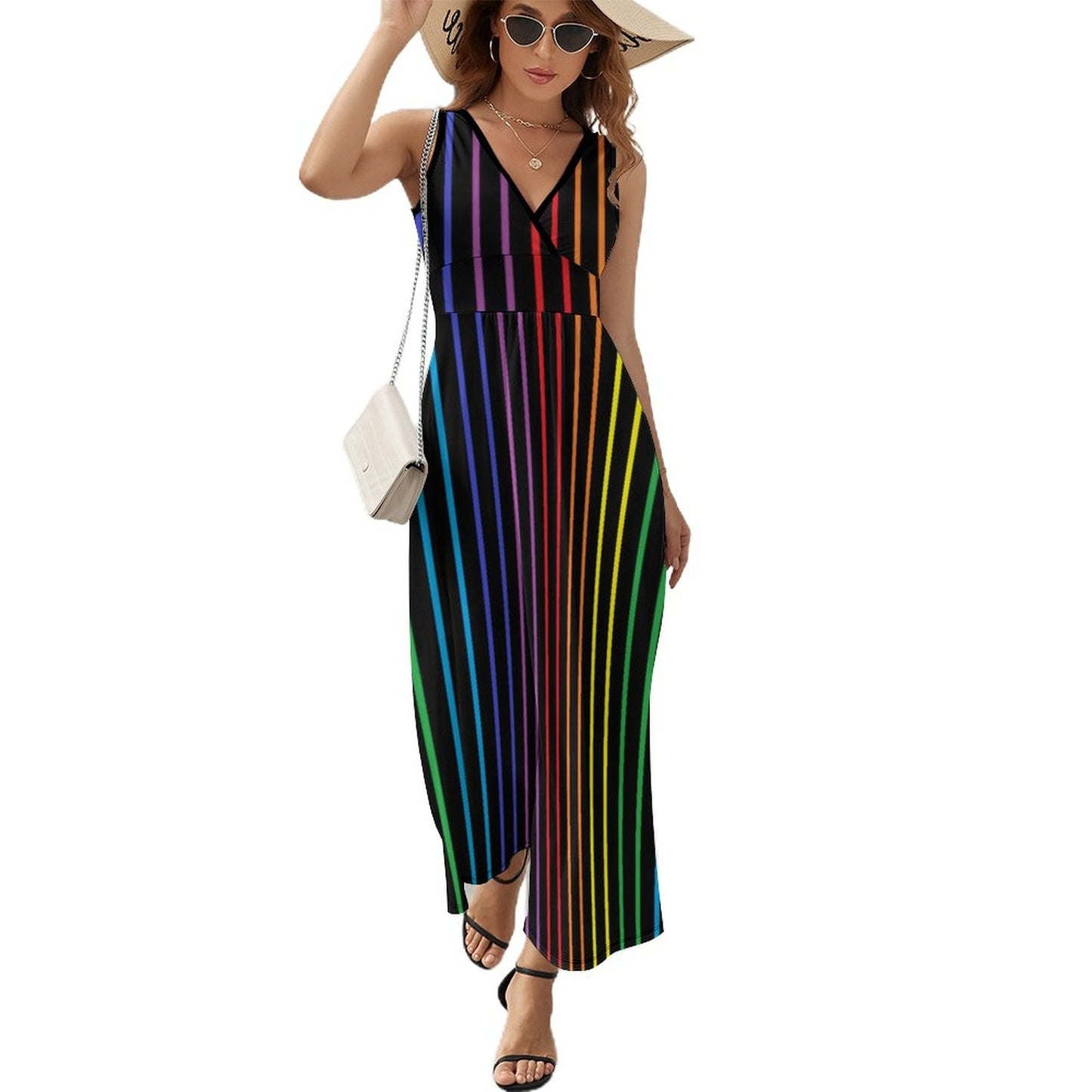 LGBT Gay Pride Rainbow Maxi Dress
