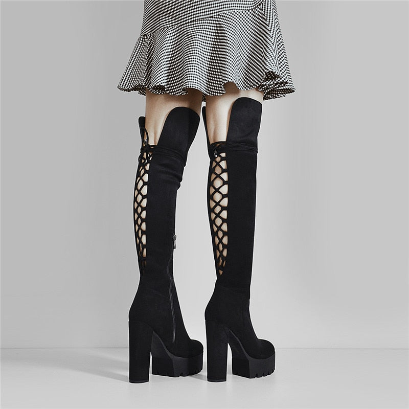 Remi Nissent Over The Knee  Boots