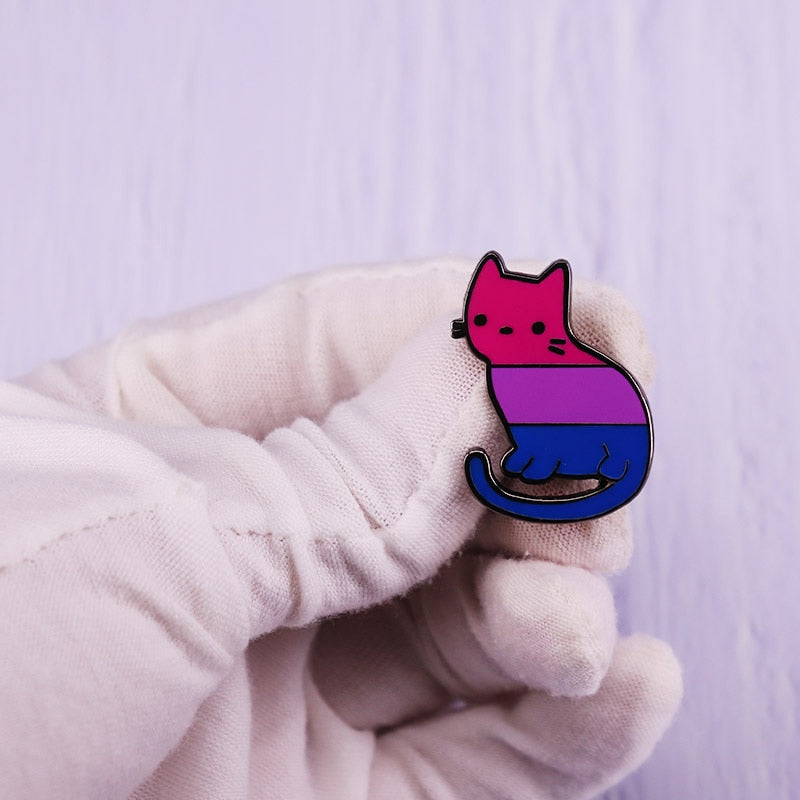 LGBT Gay Pride Cute Animals Enamel Pins