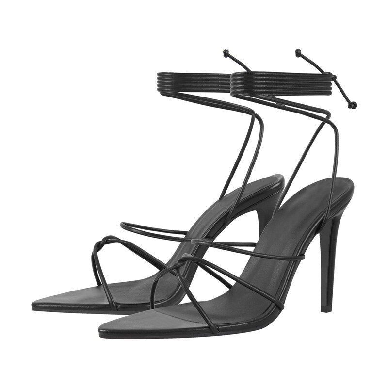 Holly Wood Strappy Sandals