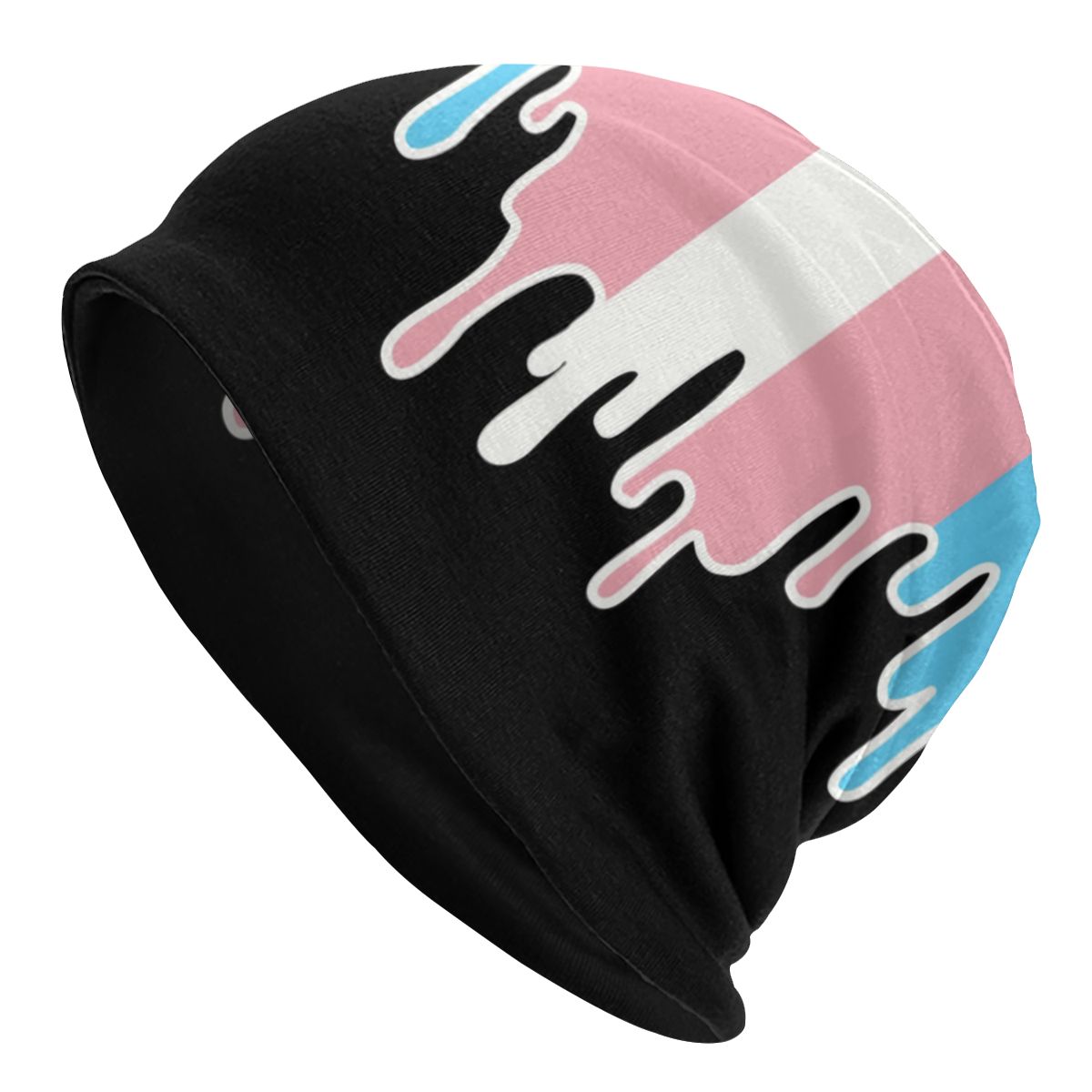 LGBT Rainbow Bonnet Beanie Hat