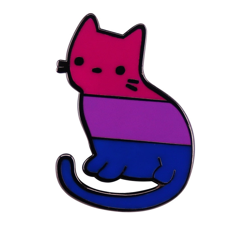 LGBT Gay Pride Cute Animals Enamel Pins