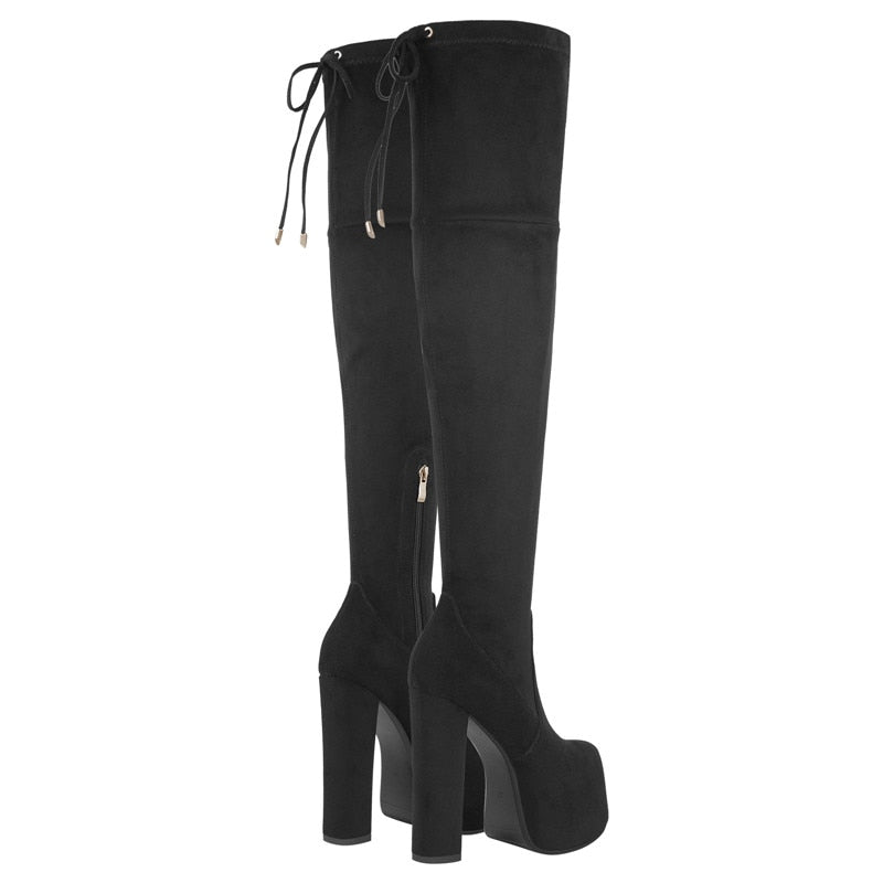 Over The Knee Platform Winter Boots