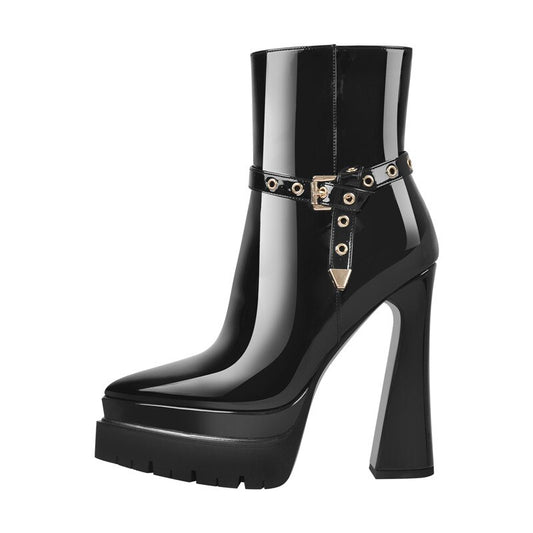 Estee DaNight Platform Booties