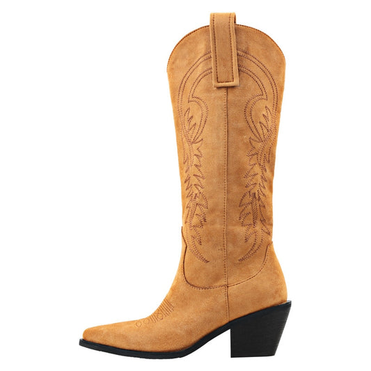 Pho Latyle Knee High Cowboy Boots