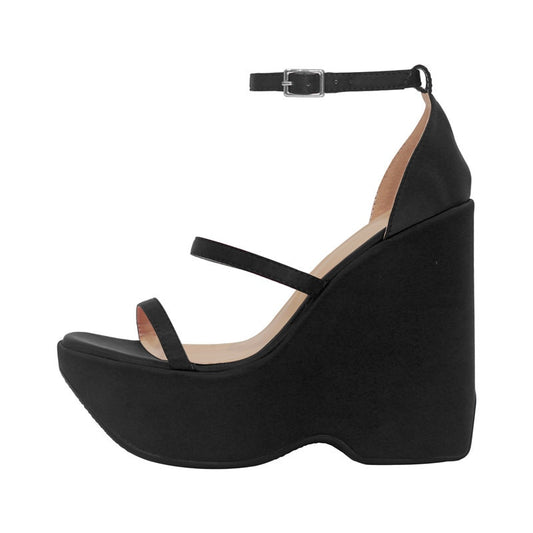 Connie Lingus Platform Wedge Sandals