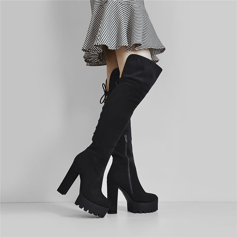 Remi Nissent Over The Knee  Boots